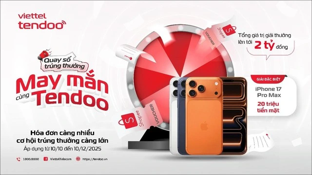 Cơ hội trúng thưởng tới 2 tỉ đồng trên nền tảng quản lý bán hàng Viettel Tendoo - Ảnh 1