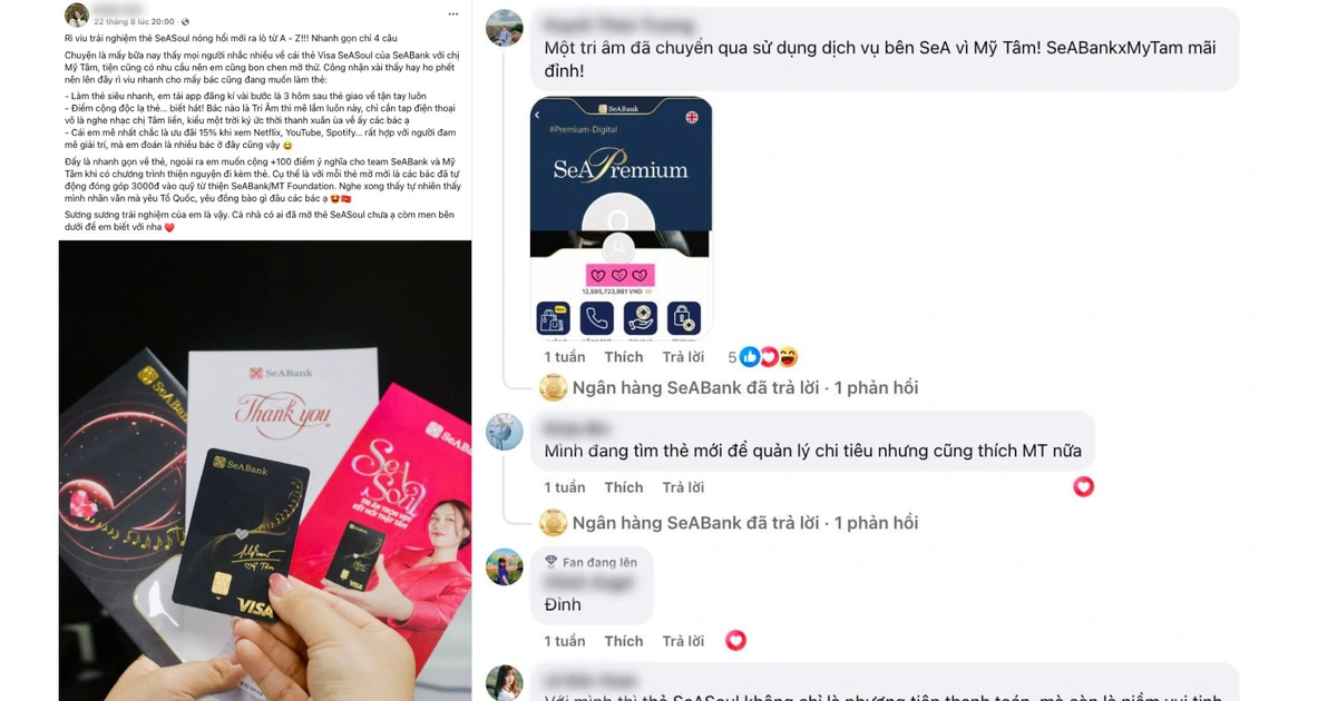 SeABank cùng Mỹ Tâm mở ra trải nghiệm tài chính trọn vẹn với thẻ SeASoul