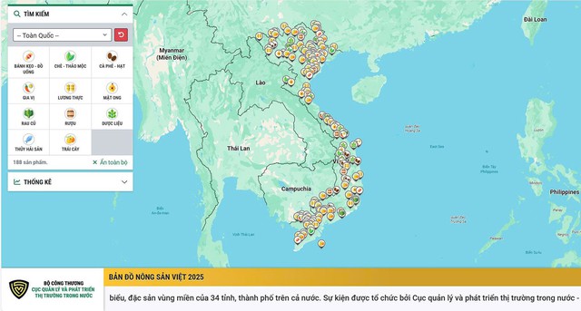 Bản đồ nông sản Việt sắp công bố có gì đặc biệt? - Ảnh 1