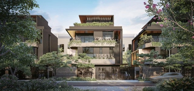 Garden Villa The Fullton Edition: Tuyệt tác sống giữa thiên nhiên đa tầng - Ảnh 1