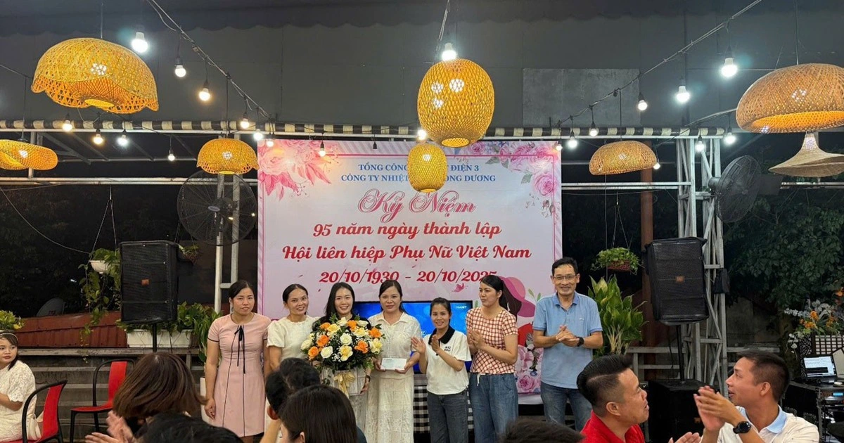 Nhiệt điện Mông Dương kỷ niệm 95 năm Ngày thành lập Hội Liên hiệp phụ nữ Việt Nam