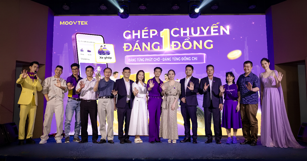 Bùi Công Nam kết hợp MOOVTEK trong chiến dịch ra mắt dịch vụ Xe Ghép công nghệ