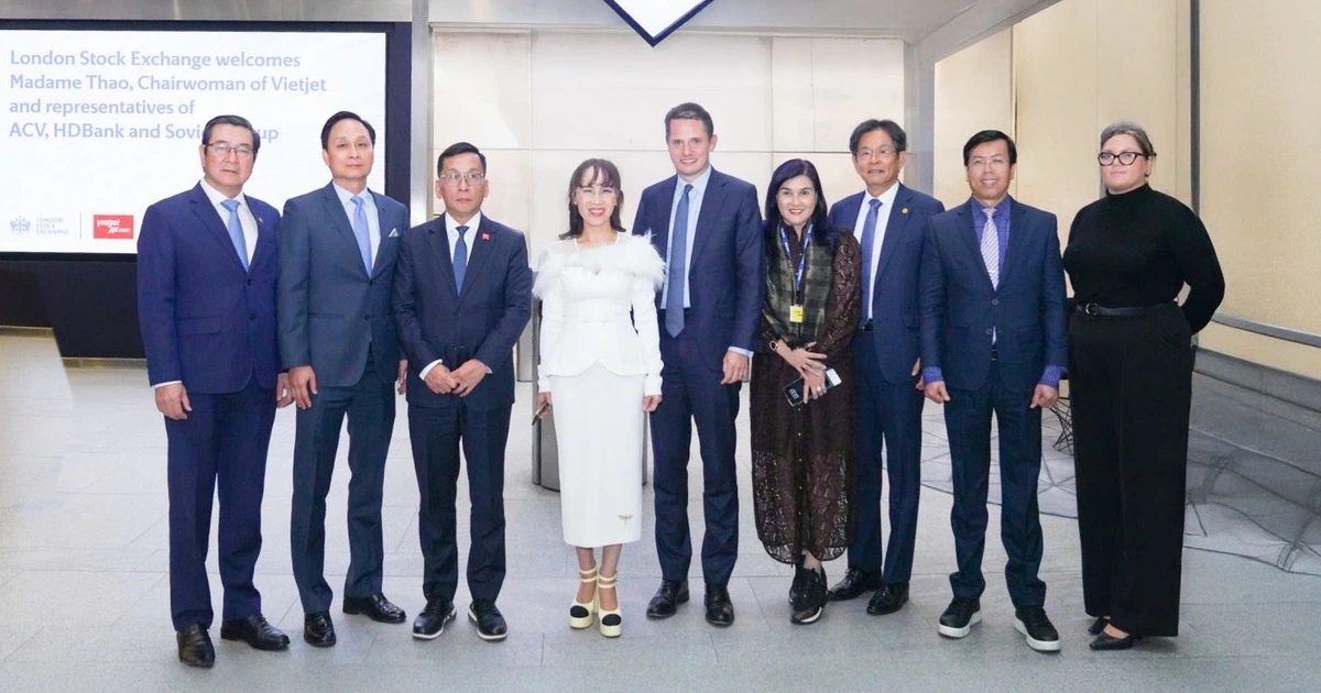 Lãnh đạo HDBank thăm Sàn giao dịch Chứng khoán London