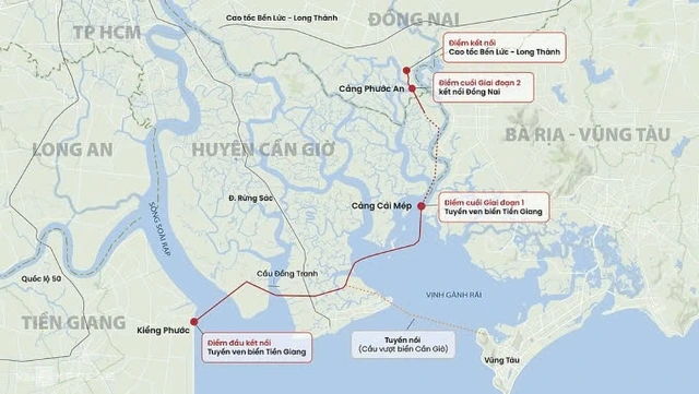 Nối Cần Giờ - Vũng Tàu thành hành lang ven biển mới - Ảnh 1