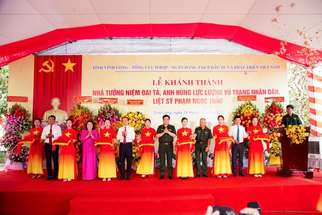 BIDV và dấu ấn tri ân qua công trình Nhà tưởng niệm Anh hùng LLVTND Phạm Ngọc Thảo - Ảnh 1