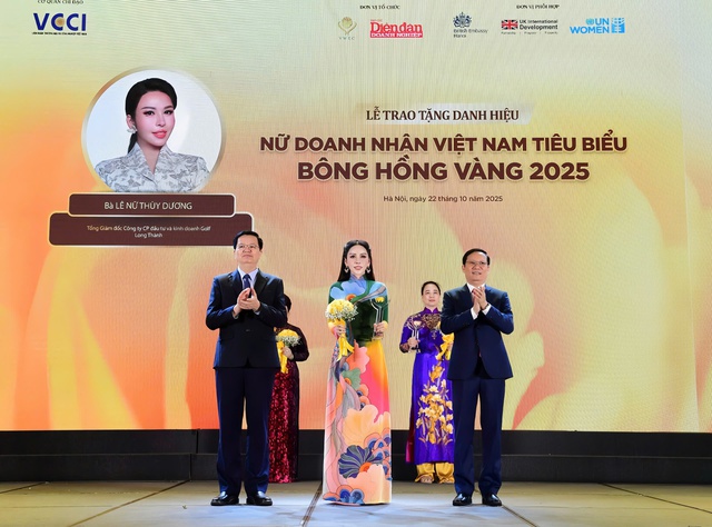 Phó chủ tịch KN Holdings đạt Top 10 Nữ Doanh nhân Việt Nam tiêu biểu 2025 - Ảnh 1