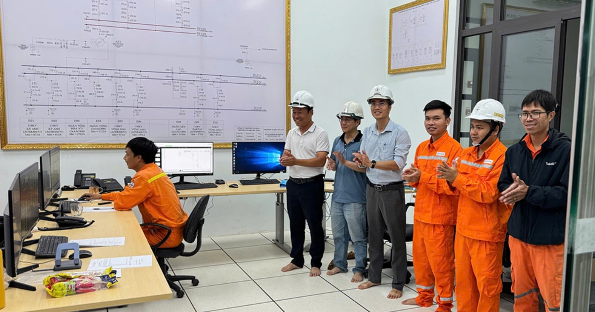 Hoàn thành dự án Trạm biến áp 220 kV Vũng Áng và đấu nối