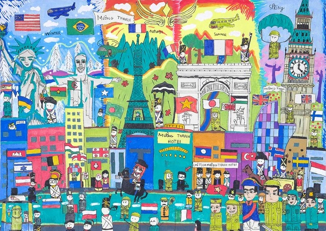 Thi vẽ tranh thiếu nhi 'Du lịch cùng Mường Thanh - Việt Nam trong mắt em' mùa 4 - Ảnh 2