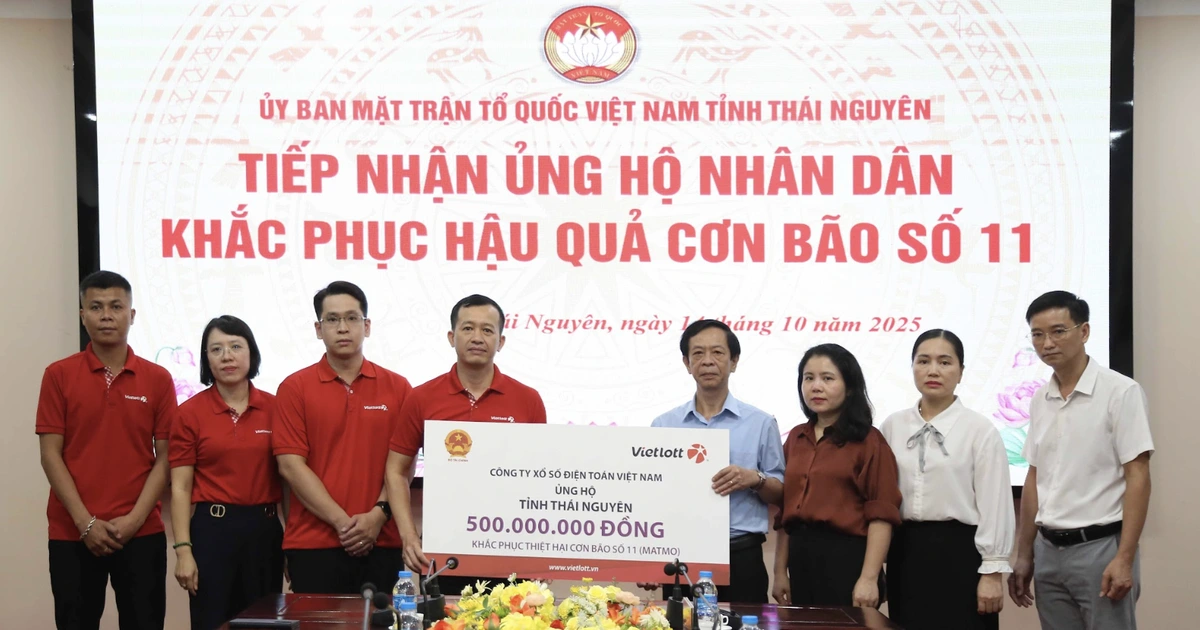 Vietlott hỗ trợ 3 tỉnh miền Bắc sau bão số 11