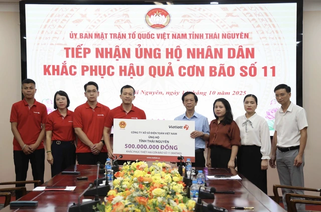 Vietlott hỗ trợ 3 tỉnh miền Bắc sau bão số 11 - Ảnh 1