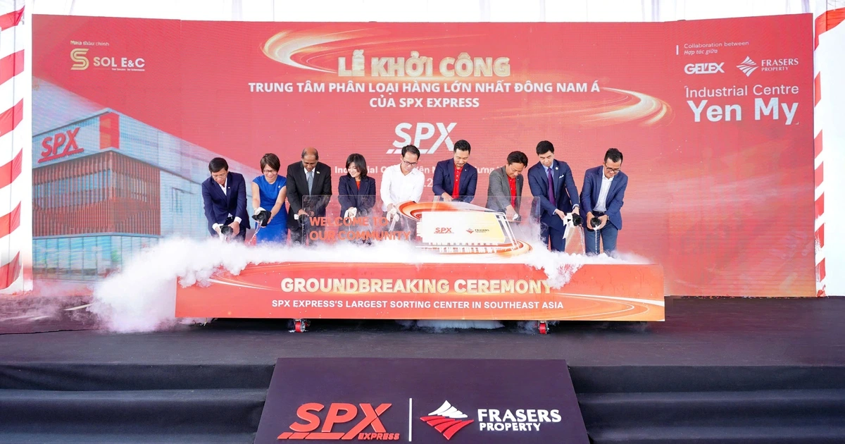 SPX Express khởi công trung tâm phân loại hàng hóa 17 hecta tại Hưng Yên