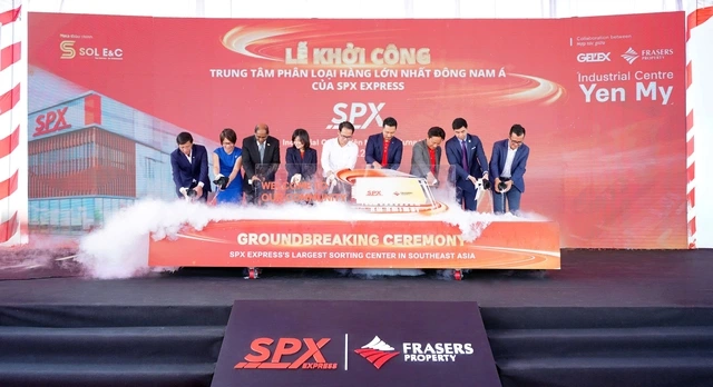 SPX Express khởi công trung tâm phân loại hàng hóa 17 hecta tại Hưng Yên - Ảnh 1