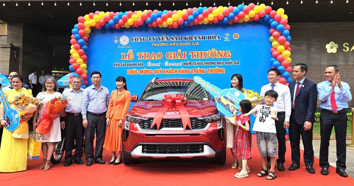 Mua yến sào, khách hàng ở Đắk Lắk trúng ô tô