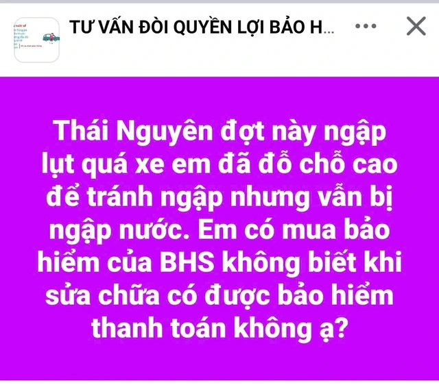 Ô tô hư hỏng nặng do ngập nước, bảo hiểm có bồi thường? - Ảnh 1
