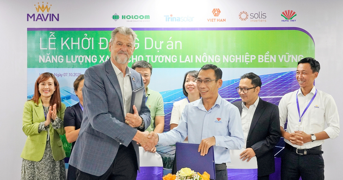 Mavin đầu tư dự án năng lượng mặt trời ở 15 nhà máy, trang trại