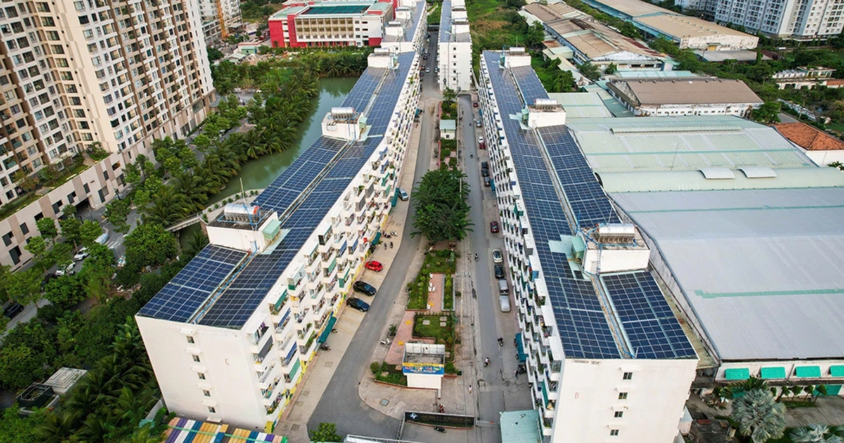 Rộng cửa cho điện mặt trời mái nhà