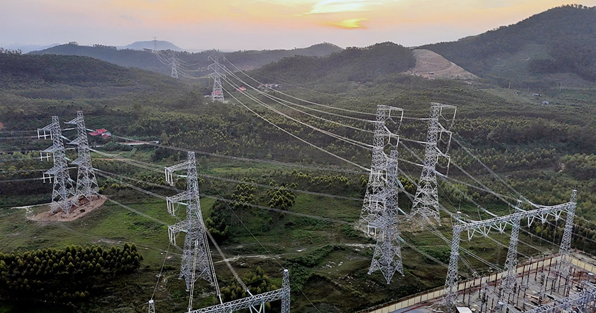 EVN đóng điện thành công dự án Đường dây 500 kV Lào Cai - Vĩnh Yên