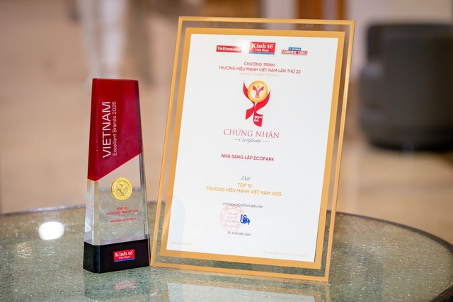 Nhà sáng lập Ecopark là Thương hiệu mạnh Việt Nam 2025 - Ảnh 2