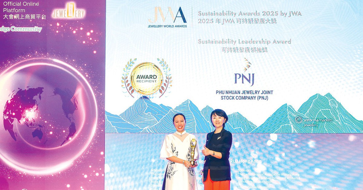 PNJ được JWA vinh danh về phát triển bền vững
