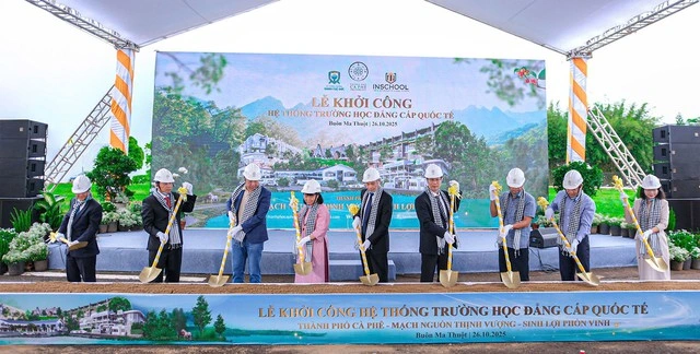 Trung Nguyên Legend khởi công hệ thống trường học tiêu chuẩn quốc tế - Ảnh 1