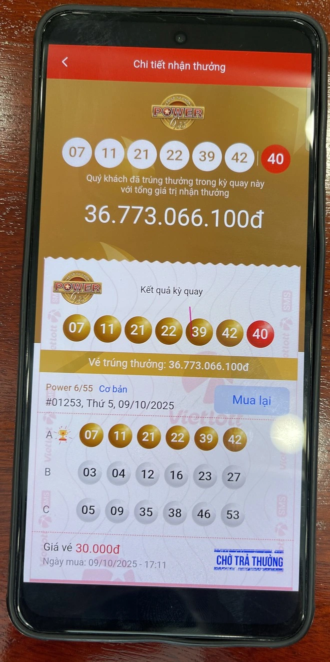 Một ngày, có hai 'tỉ phú' Vietlott mới xuất hiện - Ảnh 2