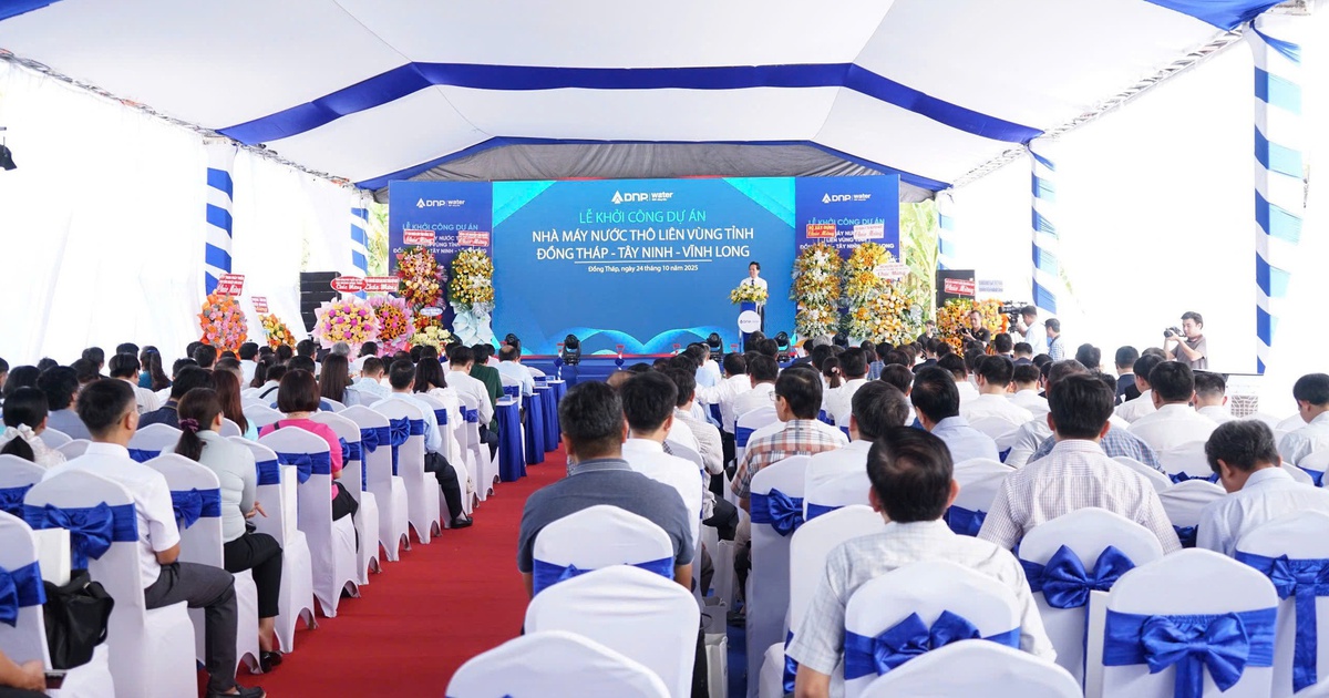 Khởi công dự án cấp nước sinh hoạt cho 2 triệu dân miền Tây