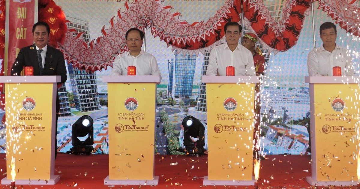 Khởi công khu đô thị sinh thái gần 4.000 tỉ đồng tại Hà Tĩnh