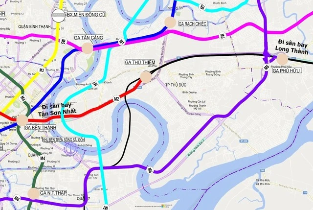 TP.HCM trình Chính phủ phương án làm metro nối sân bay Long Thành - Tân Sơn Nhất - Ảnh 1