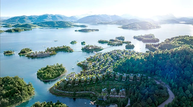 Flamingo Maison 108: Biểu tượng Walless Living bên Hồ Núi Cốc nguyên sơ - Ảnh 1