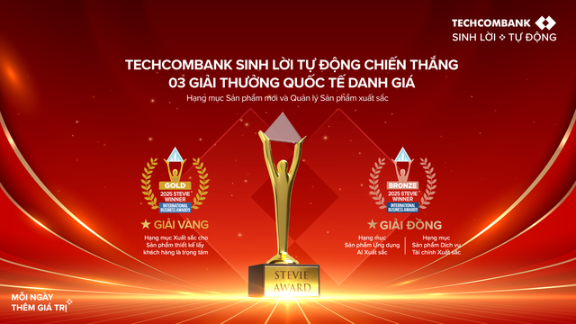 Lấy khách hàng làm trọng tâm, Techcombank giành giải vàng - Ảnh 1