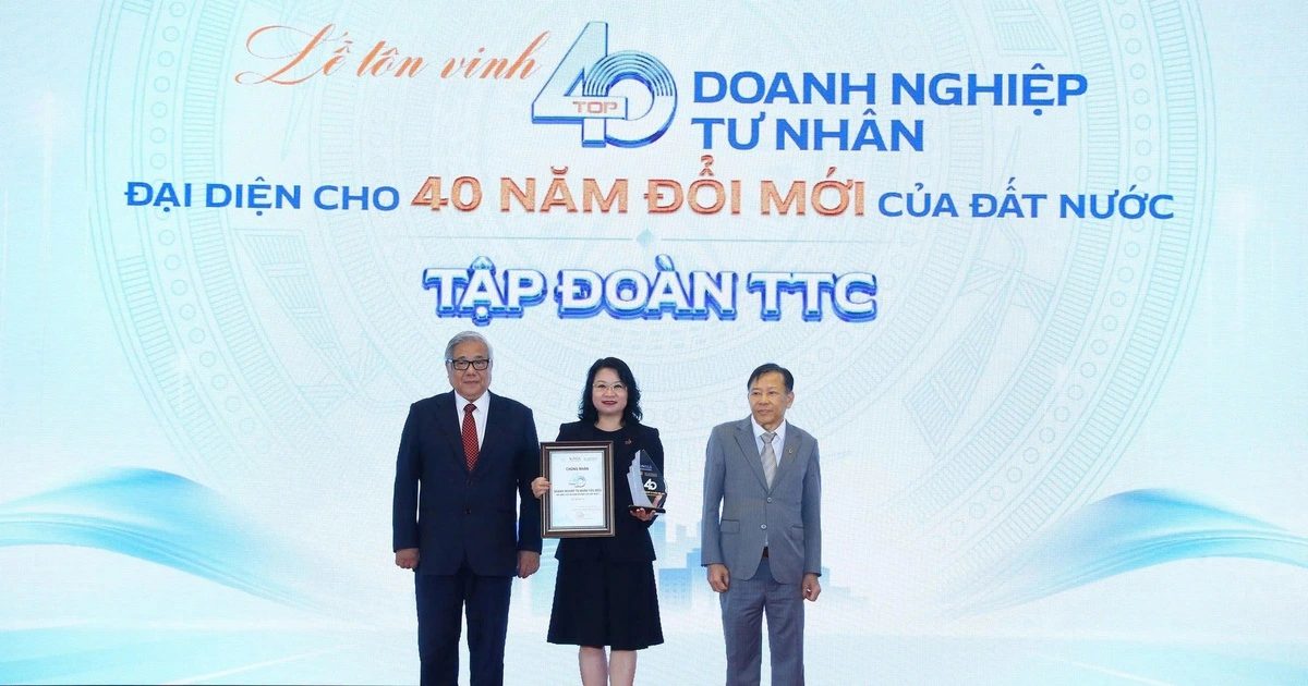 Tập đoàn TTC: Doanh nghiệp tư nhân tiêu biểu đại diện 40 năm Đổi mới