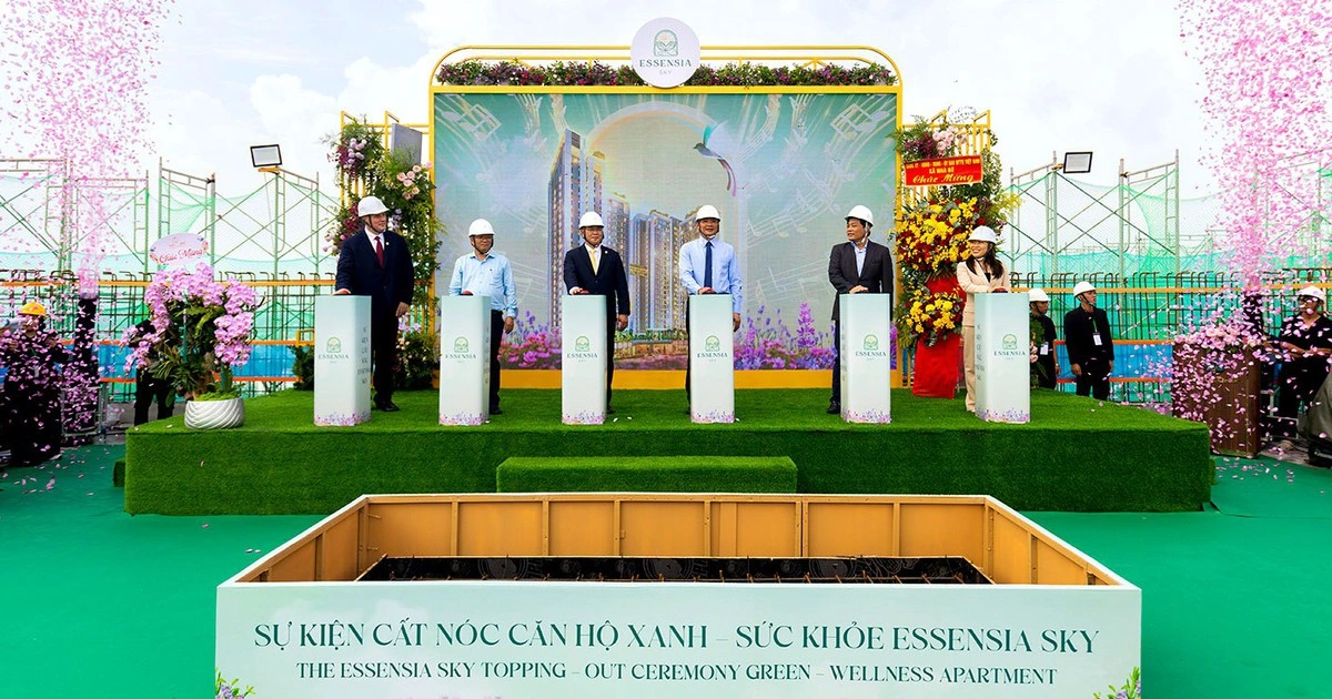 Essensia Sky: Biểu tượng sống xanh, sức khỏe chính thức cất nóc tại Nam Sài Gòn