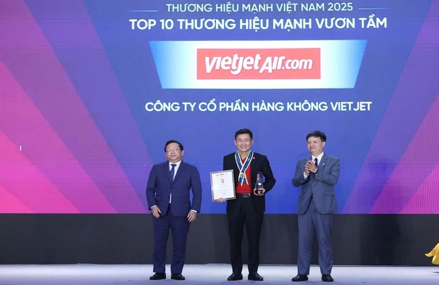 Vietjet được vinh danh thương hiệu Mạnh Việt Nam - Ảnh 1