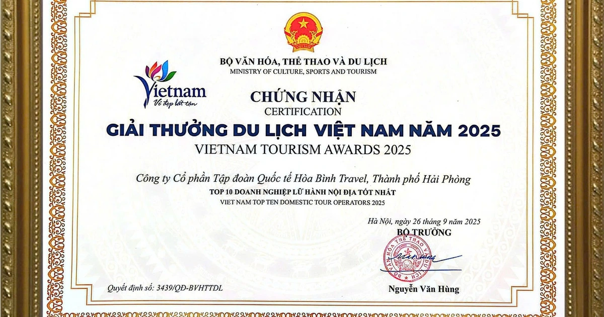 Tập đoàn Quốc tế Hòa Bình Travel: Doanh nghiệp lữ hành Thành phố Hải Phòng tỏa sáng