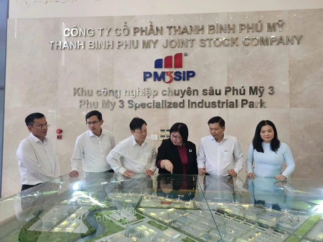Đoàn đại biểu Đại hội Đảng bộ TP.HCM tham quan KCN chuyên sâu Phú Mỹ 3 - Ảnh 2