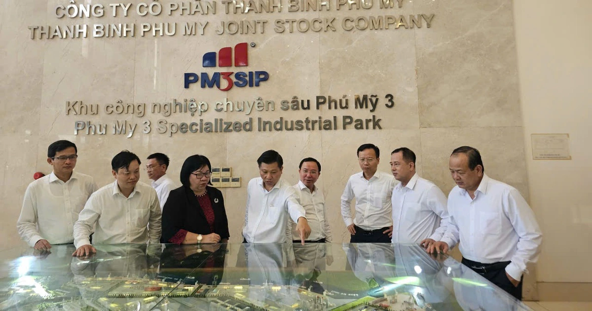 Đoàn đại biểu Đại hội Đảng bộ TP.HCM tham quan KCN chuyên sâu Phú Mỹ 3