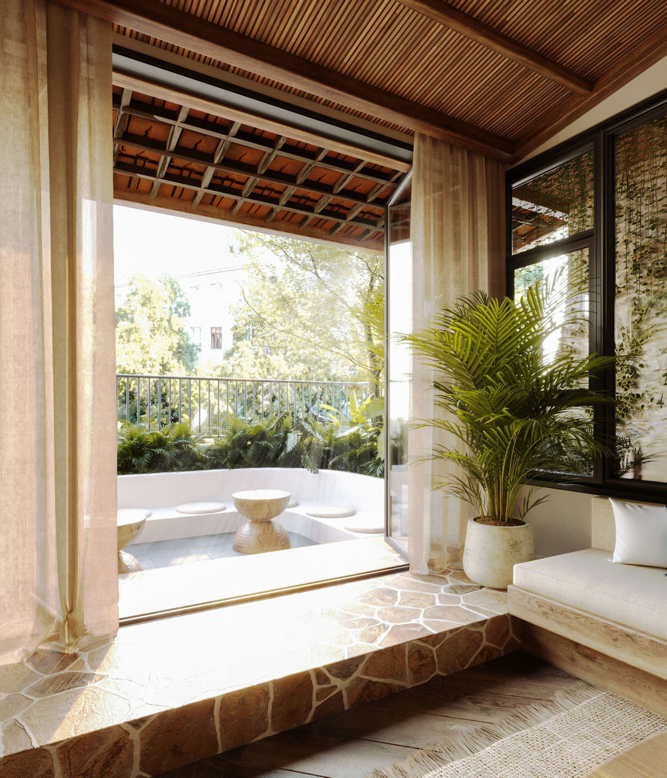 Nhà phố 4 tầng đưa phòng khách và bếp ăn lên tầng cao để tạo sự thoải mái - Ảnh 10