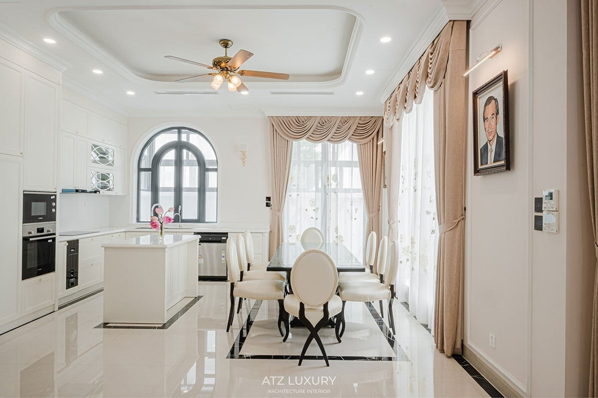 Nét đẹp tân cổ điển trong biệt thự, nhà phố - Ảnh 10