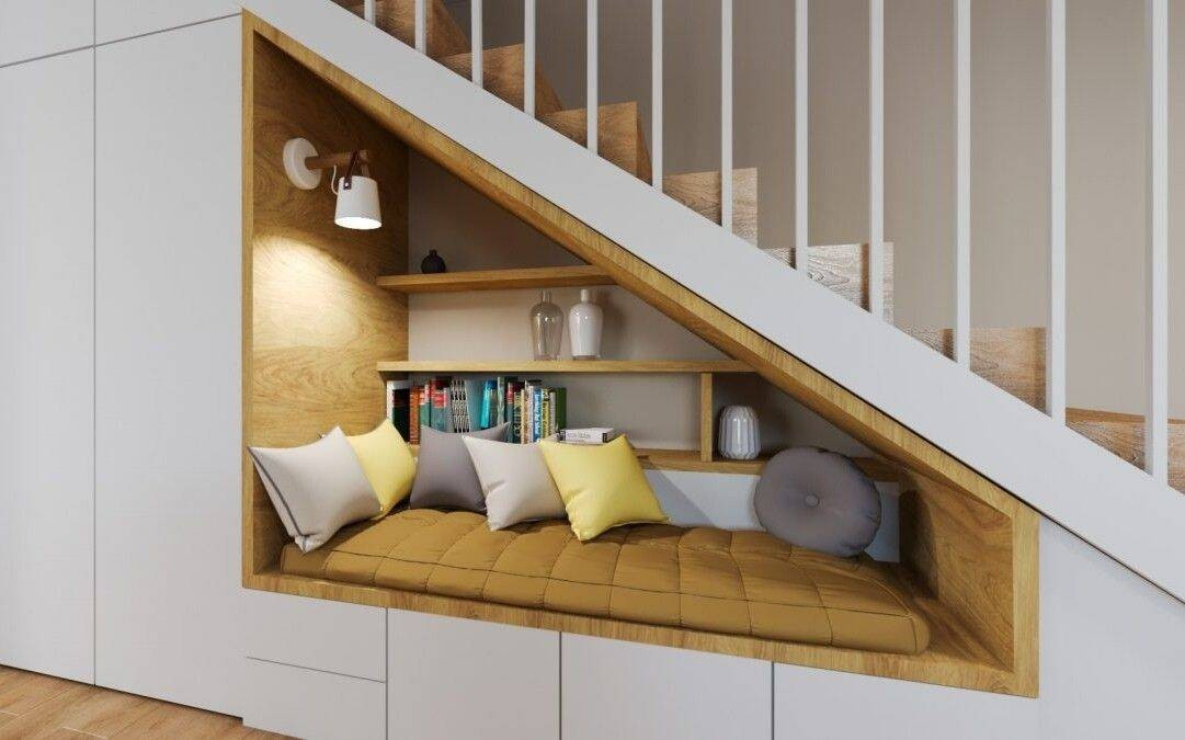 Những ý tưởng biến gầm cầu thang thành không gian sinh hoạt đáng mơ ước - Ảnh 12