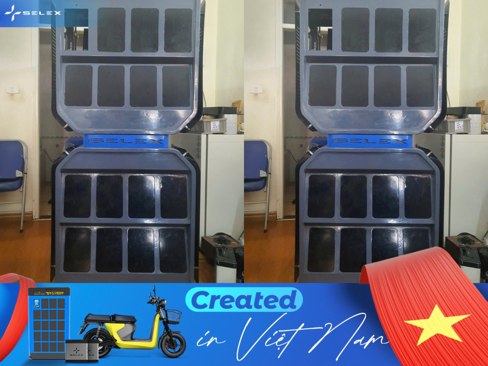 Trạm đổi pin xe điện đầu tiên ở Việt Nam: Làm bằng gỗ, màn hình máy tính cũ, 'quẹt thẻ' bằng Bằng lái xe, nay đã cán mốc 1 triệu lượt đổi - Ảnh 2