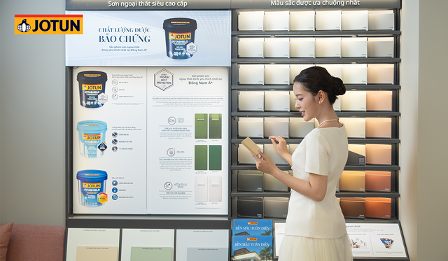 Jotun đẩy mạnh đầu tư trải nghiệm mua sắm với mô hình cửa hàng sơn hiện đại - Ảnh 2