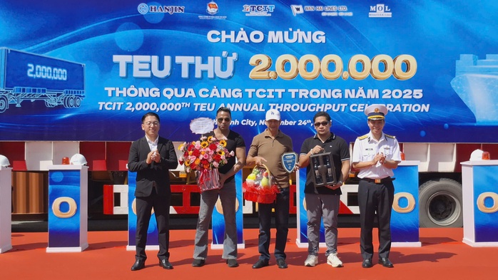Tin vui đến từ cảng Quốc tế Tân Cảng - Cái Mép - Ảnh 2