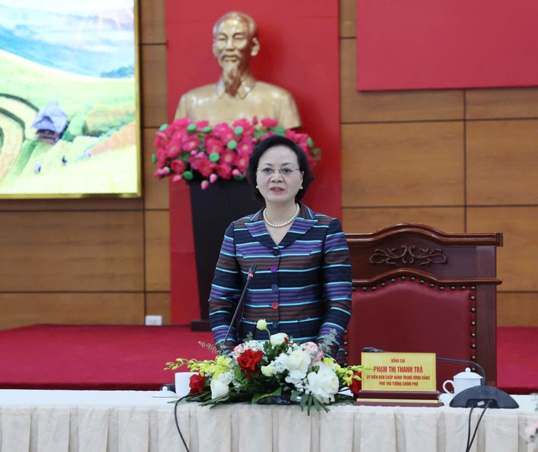Phó Thủ tướng Phạm Thị Thanh Trà gợi mở 7 nhóm nhiệm vụ trọng tâm cho Lào Cai - Ảnh 5
