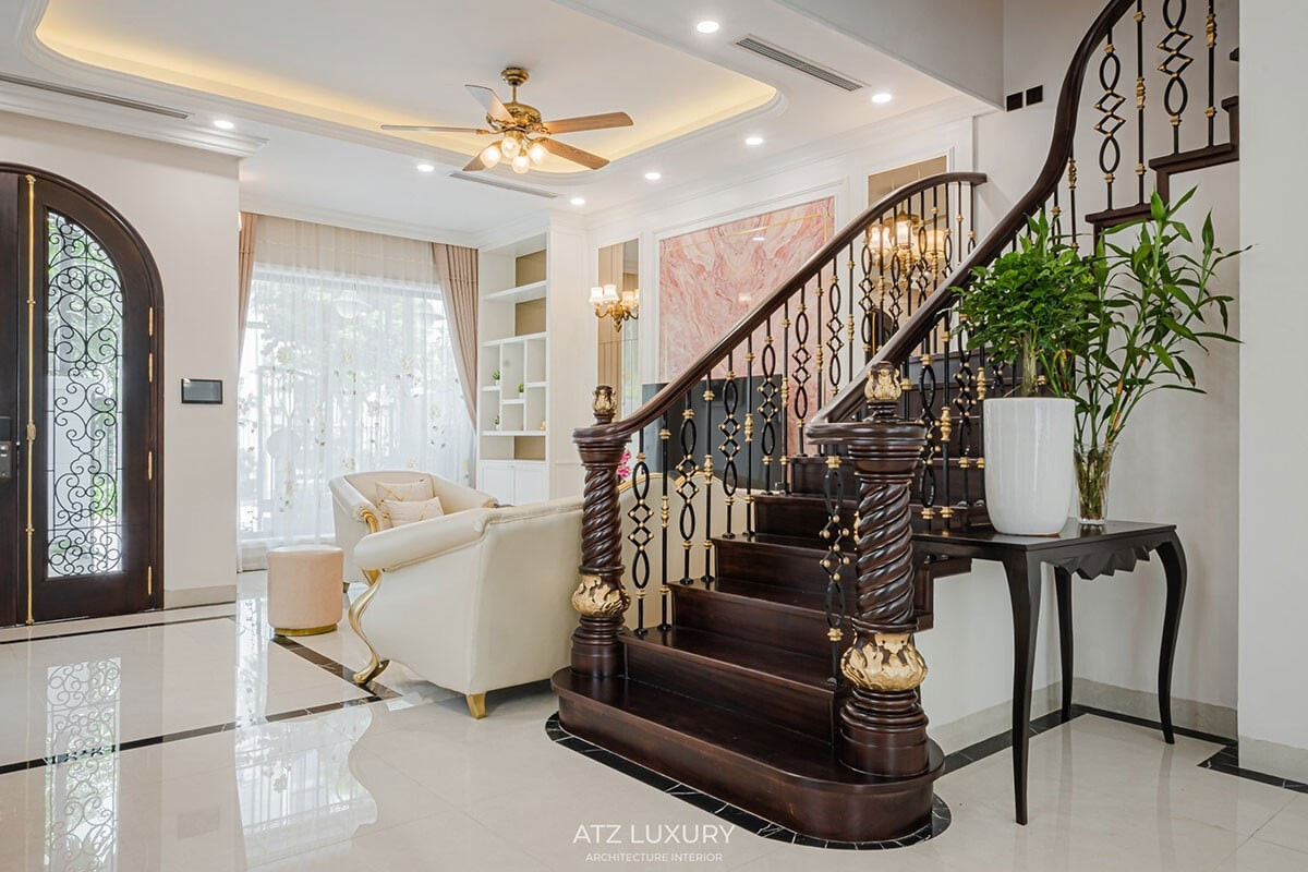 Nét đẹp tân cổ điển trong biệt thự, nhà phố - Ảnh 3