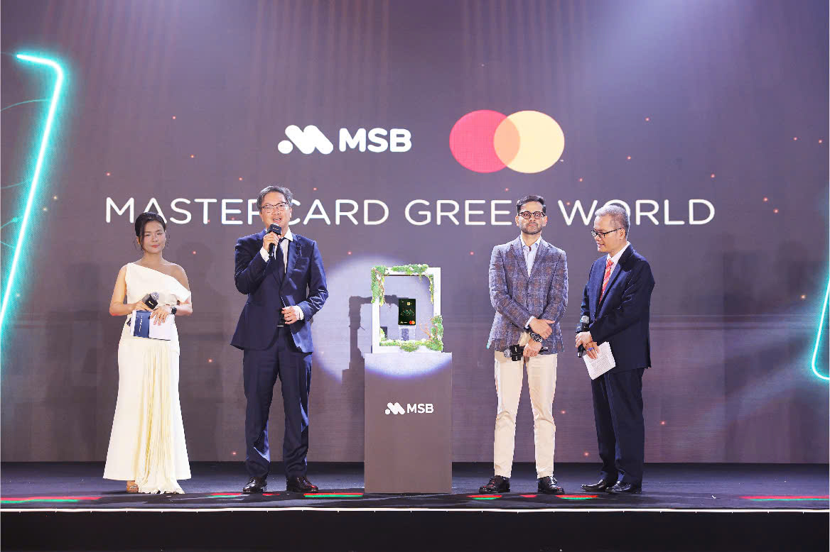 MSB công bố chiến lược mới dành cho khách hàng thu nhập cao và ra mắt thẻ tín dụng MSB Mastercard Green World - Ảnh 1