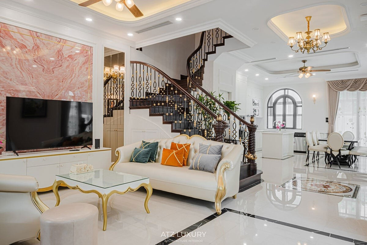 Nét đẹp tân cổ điển trong biệt thự, nhà phố - Ảnh 8