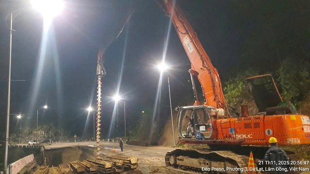 Mưa lớn gây sạt lở nghiêm trọng nhiều tuyến đèo huyết mạch ở Lâm Đồng, Đèo Cả lập tức hành động - Ảnh 4