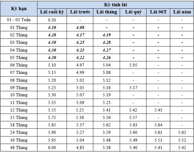 BVBank công bố lãi suất tiền gửi mới, “10 ngày vàng” lãi suất tới 6,8%/năm - Ảnh 1