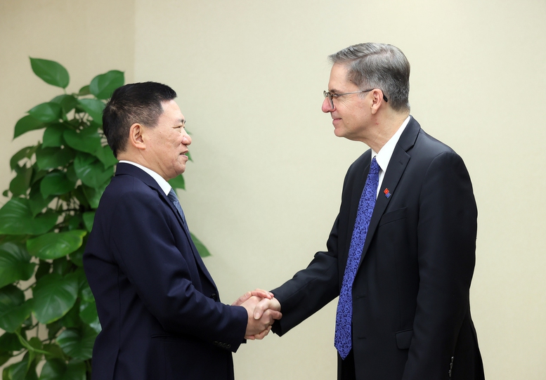 Phó Thủ tướng Hồ Đức Phớc tiếp Phó Chủ tịch Ngân hàng Thế giới (WB) - Ảnh 1