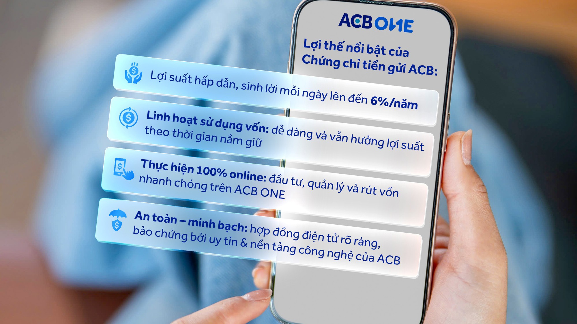 Chứng chỉ tiền gửi ACB: Sinh lời từ "thời gian vàng" - Ảnh 3